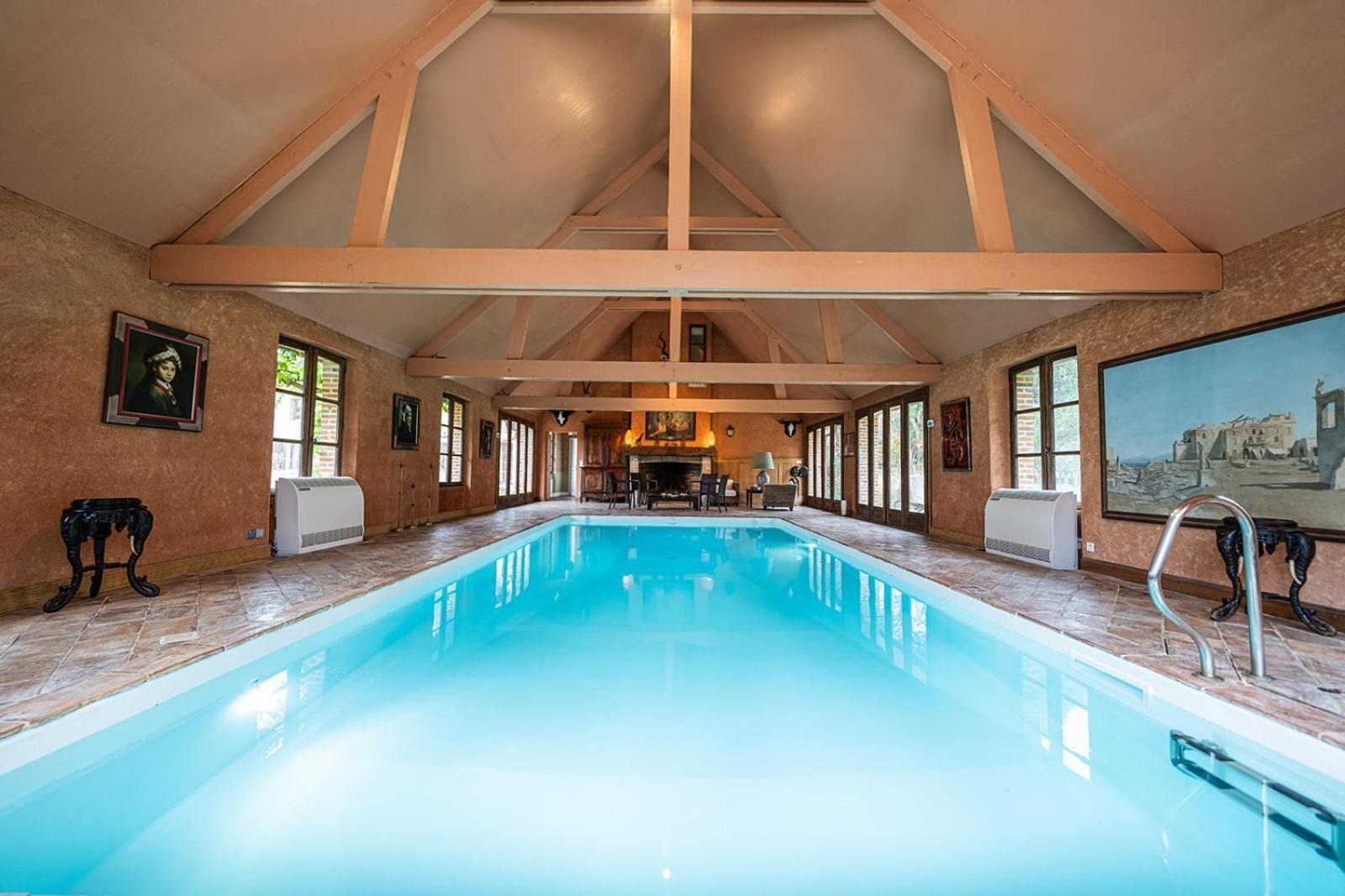 Villa De Lux Avec Piscine Interieur Chauffee 1H30 De Paris Nouan-le-Fuzelier Bagian luar foto